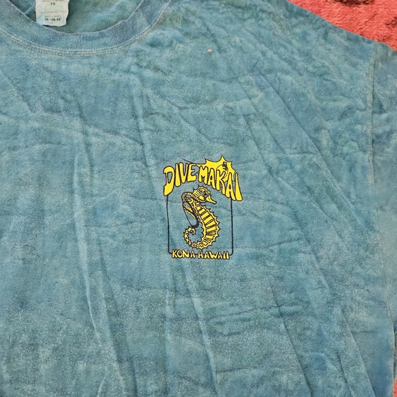 Dive Makai Men's Turquoise T-shirt Size XL - Picture 2 of 6